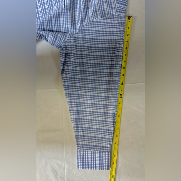 Van Heusen Flex Big Fit button down plaid shirt size 18 1/2 32/33 - Picture 4 of 7